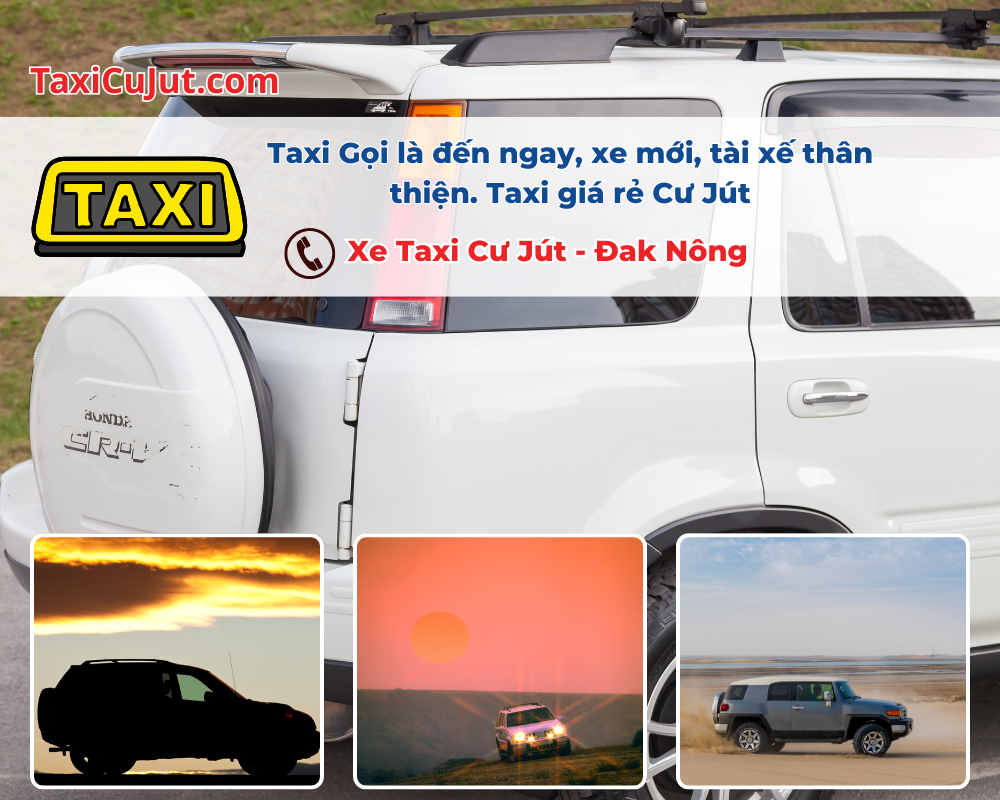 Đặt xe Taxi Cư Jút tại đường Nơ Trang Lơng