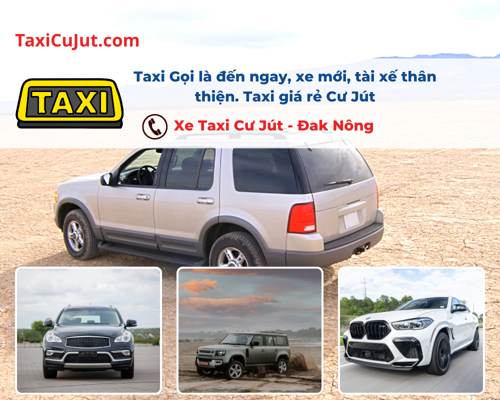 Đặt xe Taxi Cư Jút tại đường Huỳnh Thúc Kháng